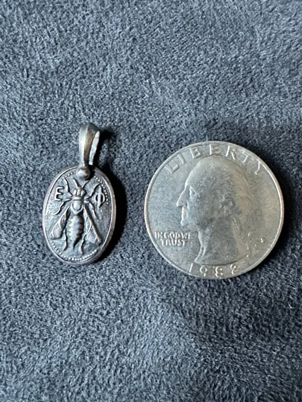 David Yurman Petrvs Bee Pendant Amulet in Sterling Silver